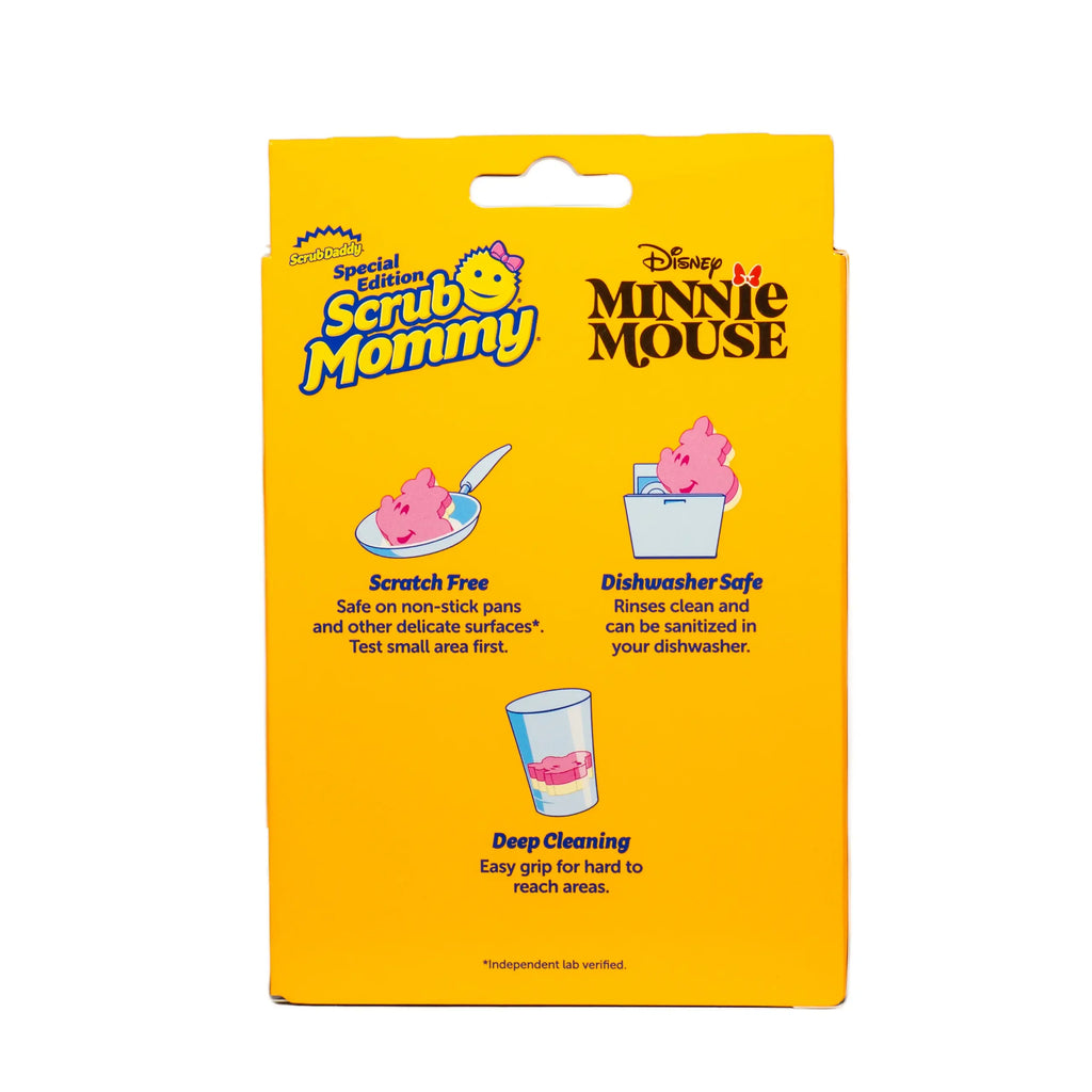 Disney Minnie Mouse Scrub Mommy Sponge (3ct) (P686)