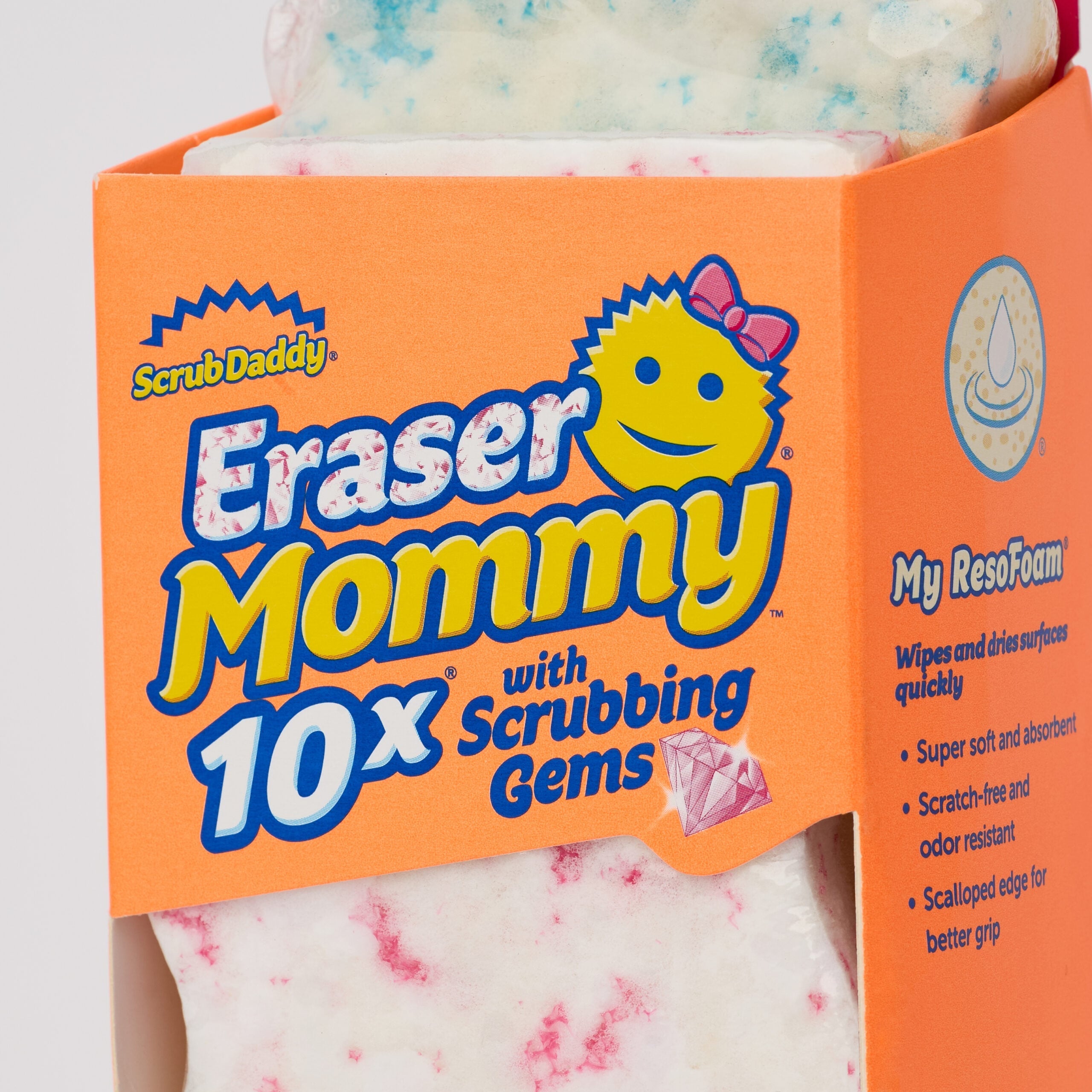 Scrub Daddy Eraser Mommy 10x with Scrubbing Gems (CDZE)