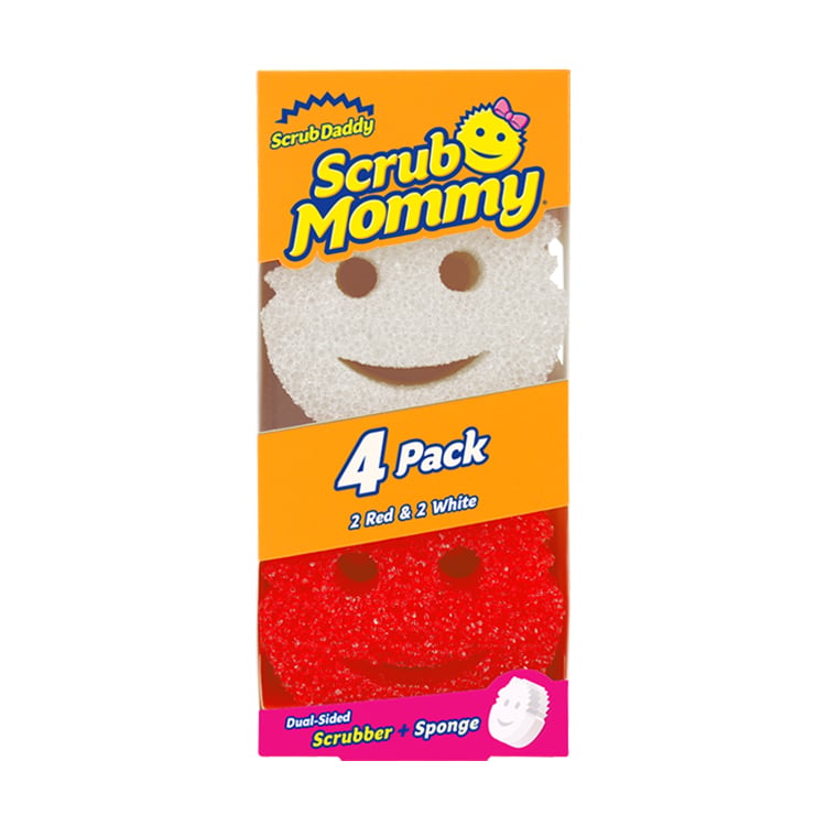 Scrub Mommy 4 Count – Red and White (ER41)