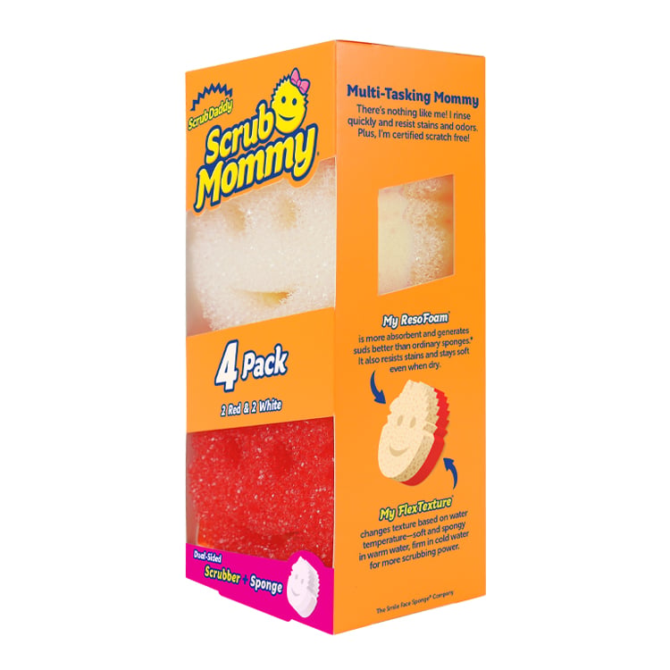 Scrub Mommy 4 Count – Red and White (ER41)