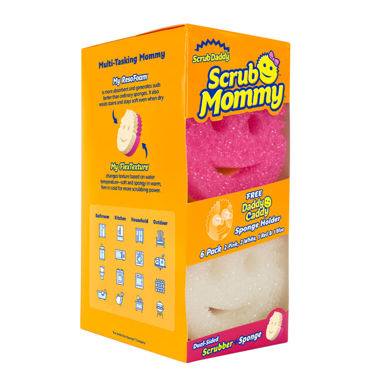 Scrub Mommy 6 Count with Free Daddy Caddy (OOZ8)