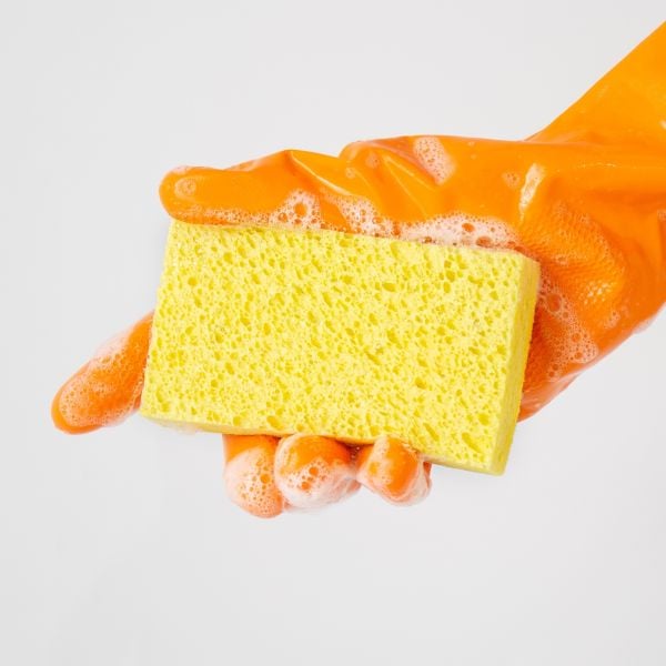 Scrub Daddy Lemon Scented Latex Gloves (W2J8)