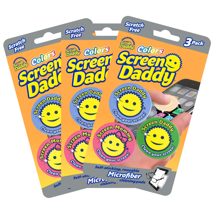 Scrub Daddy Screen Daddy 3 Count Bundle (3 packages of 3 Screen Daddys) (MPFT)